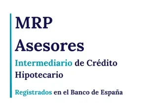 Logo de MRP Asesores, intermediario de crédito hipotecario, registrado en el Banco de España.