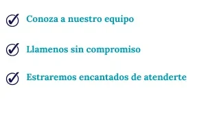MRP ASESORES Texto que invita a conocer el equipo de MRP Asesores y a llamar sin compromiso.