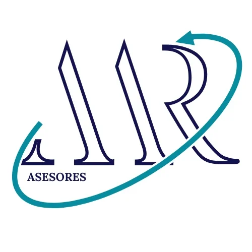 MRP ASESORES Logotipo de MRP Asesores, con letras estilizadas y un gráfico circular.
